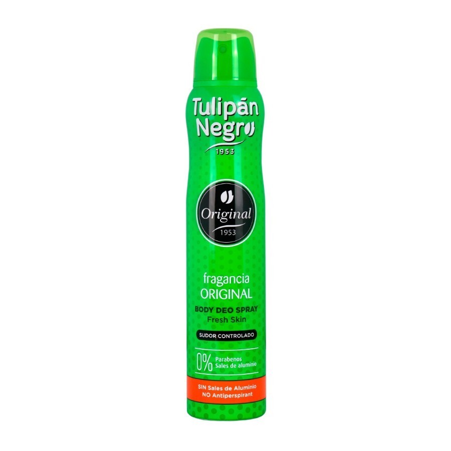 DESODORANTE SPRAY ORIGINAL 200ML.TULIPAN NEGRO
