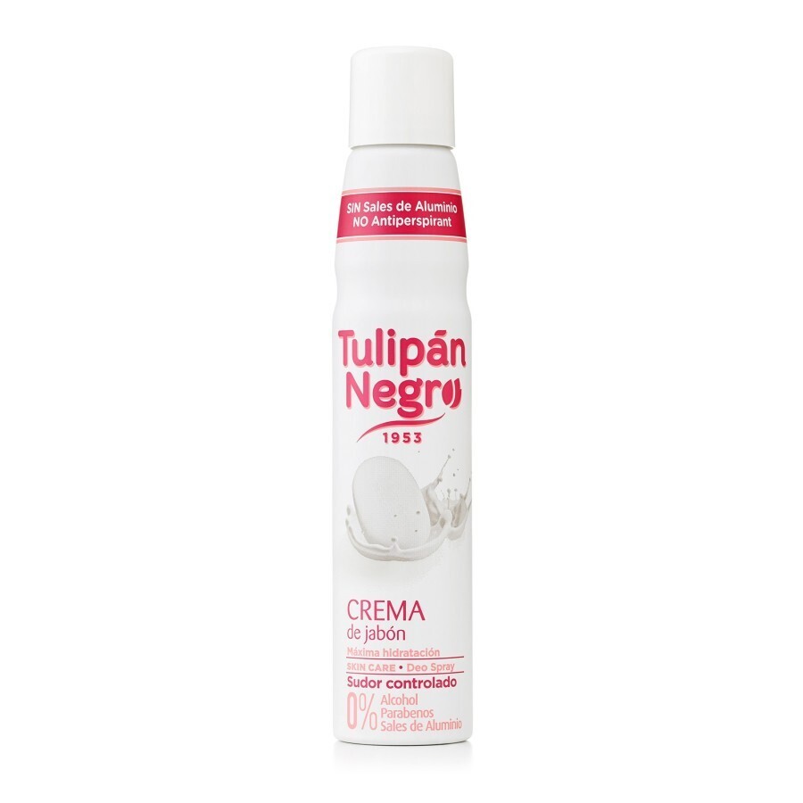 DESODORANTE SPRAY CREMA DE JABON 200ML.TULIPAN NEGRO