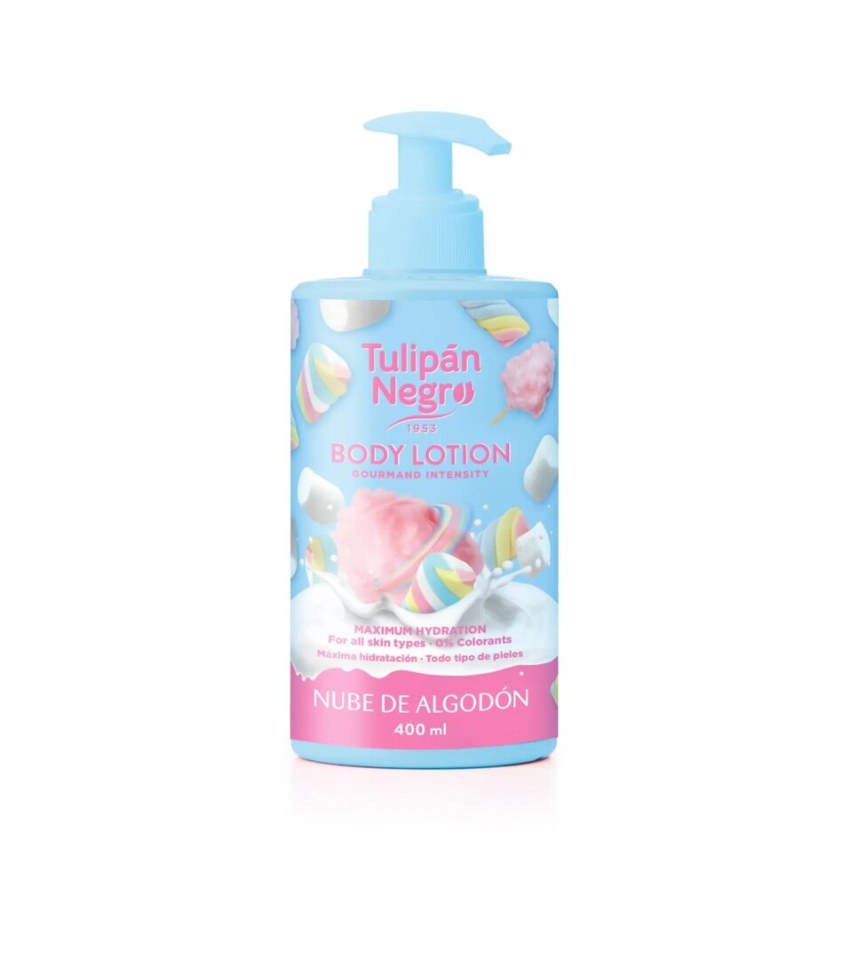 BODY LOTION NUBE DE ALGODON 400ML. TULIPAN NEGRO