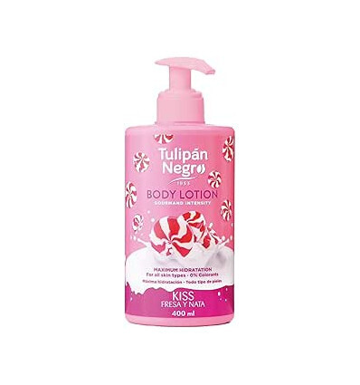 BODY LOTION FRESA Y NATA 400ML. TULIPAN NEGRO