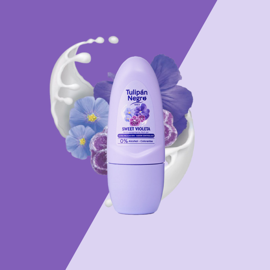 DESODORANTE ROLL-ON SWEET VIOLETA 50ML. TULIPAN NEGRO