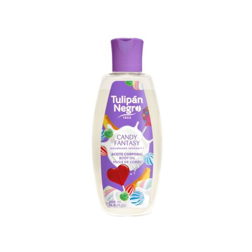 ACEITE CORPORAL CANDY Y FANTASY 200ML. TULIPAN NEGRO