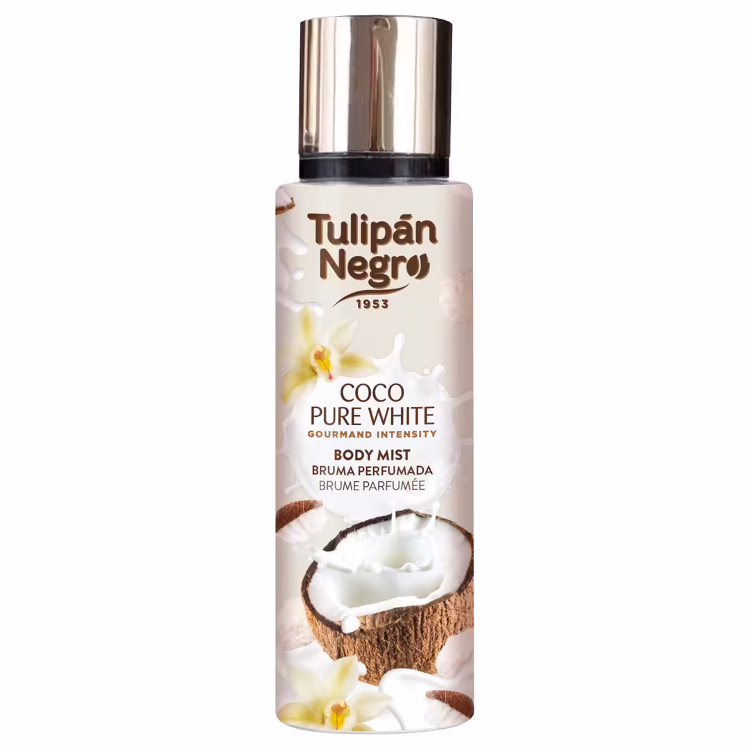 BODY MIST COCO PURE WHITE 200ML. TULIPAN NEGRO