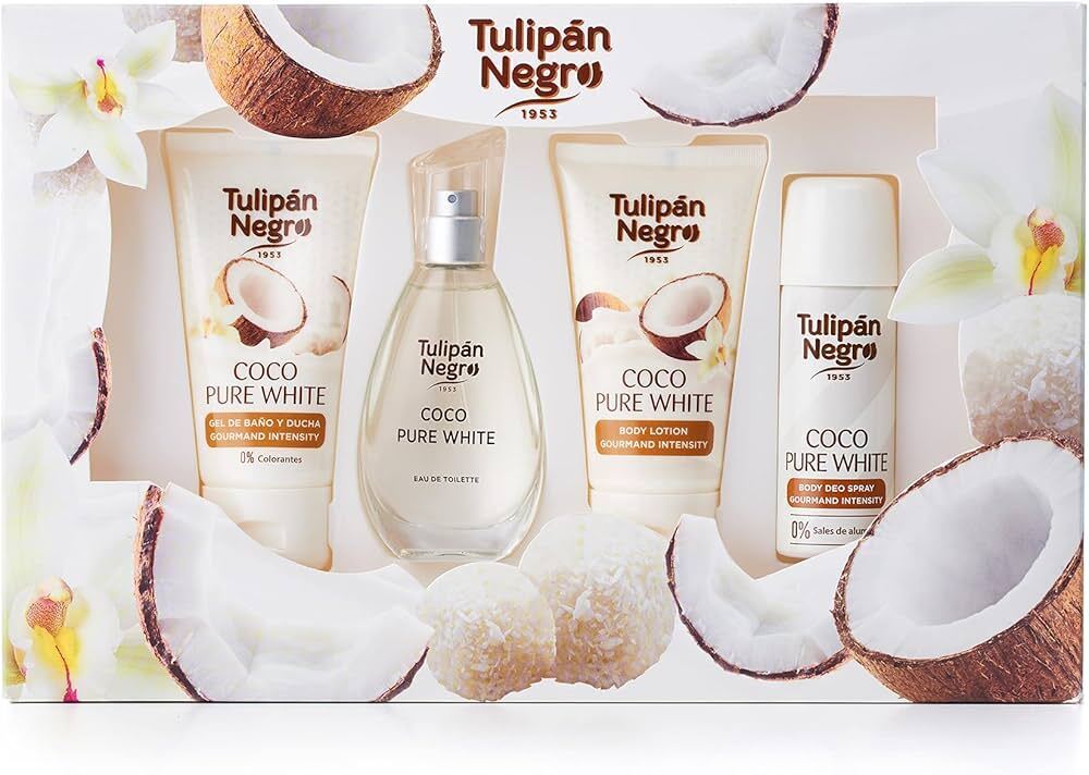 SET COCO PURE WHITE TULIPAN NEGRO
