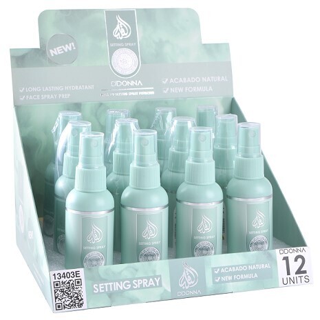 SPRAY FIJADOR DE PAQUILLAJE PACK 12 DDONNA