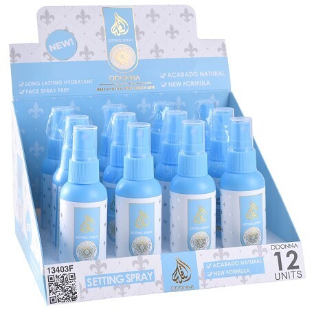 SPRAY FIJADOR DE PAQUILLAJE PACK 12 DDONNA