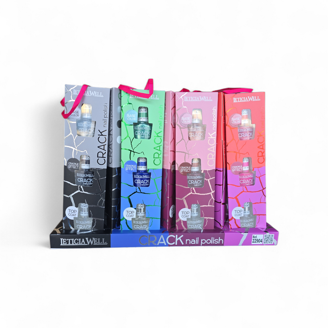 laca de uñas crack caja 3 unidades leticia well
