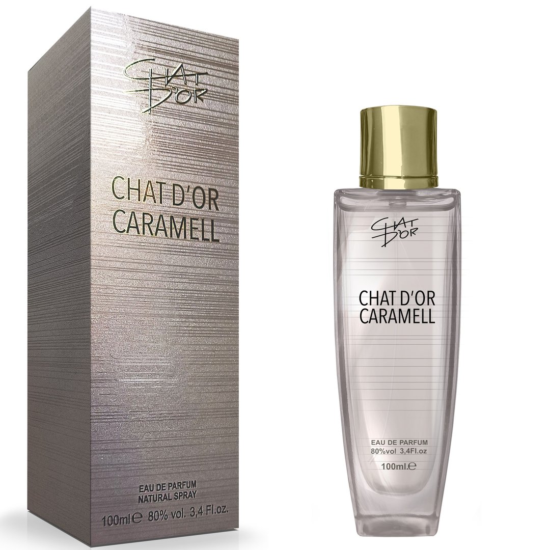 EAU DE PARFUM POUR FEMME 100ML CHAT D´OR caramell