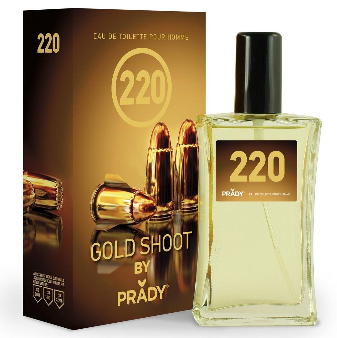eau de toilette homme 100ml PRADY 220- gold shoot