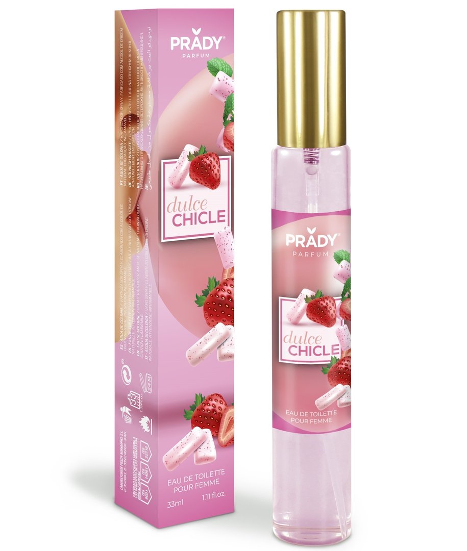 eau de toilette femme 33ml PRADY dulce chicle frutal