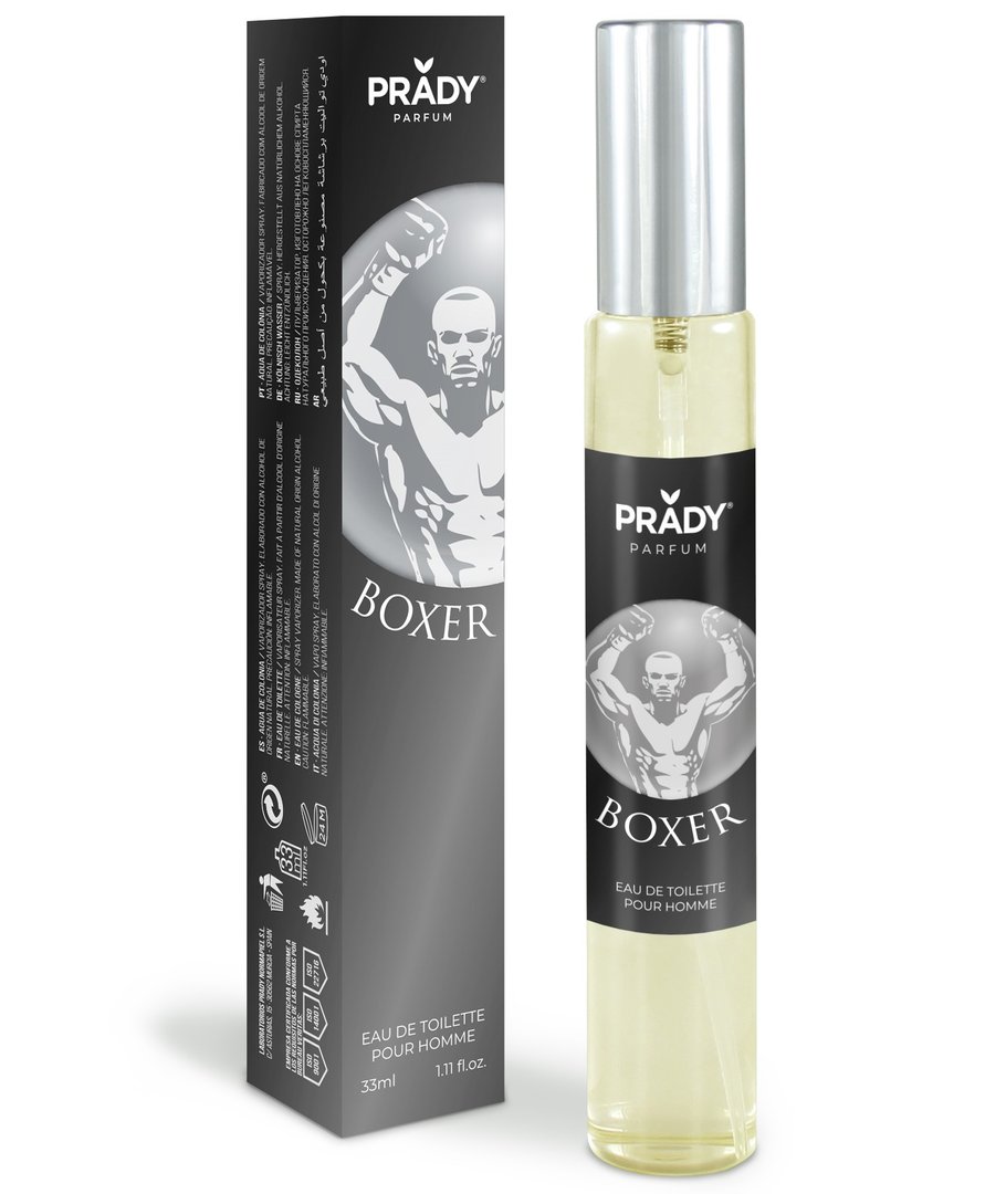 eau de toilette homme 33ml PRADY boxer
