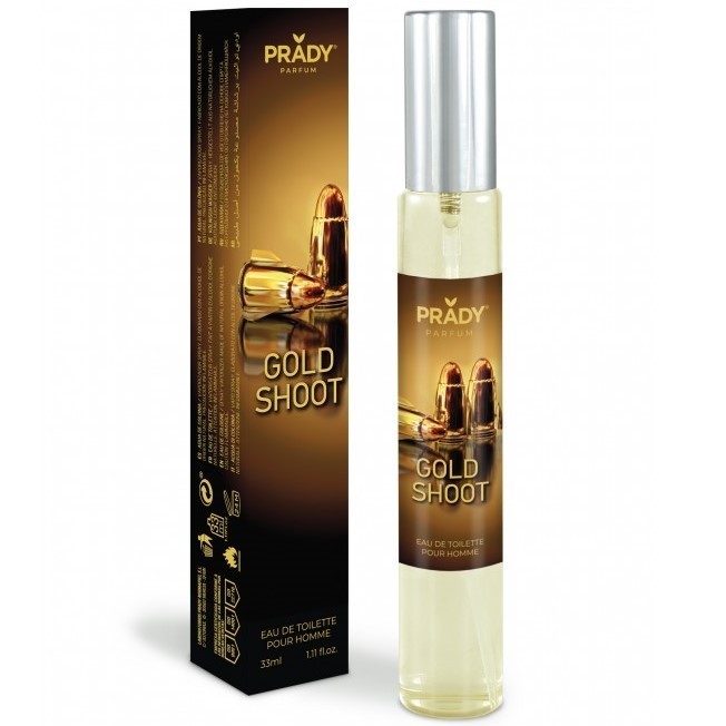 eau de toilette homme 33ml PRADY gold shoot