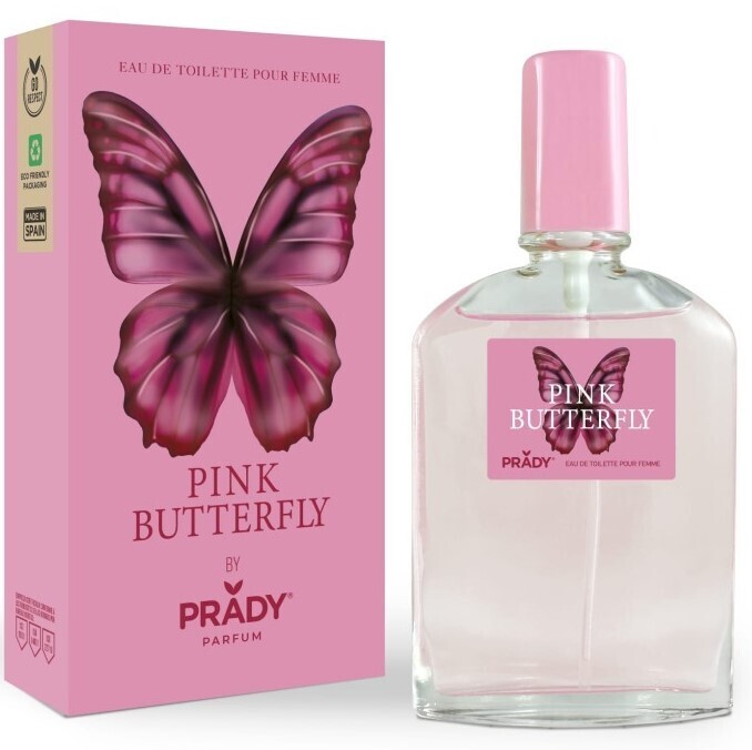 eau de toilette femme 100ml PRADY Pink Butterfly