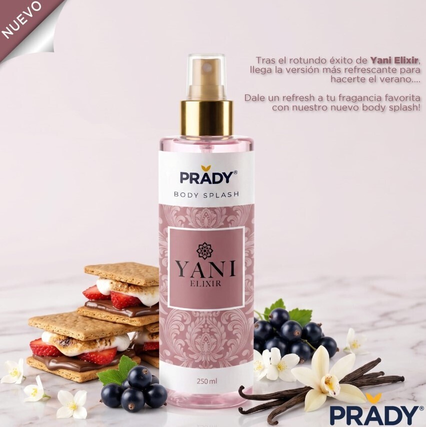BODY SPLASH YANI ELIXIR 250ML. PRADY