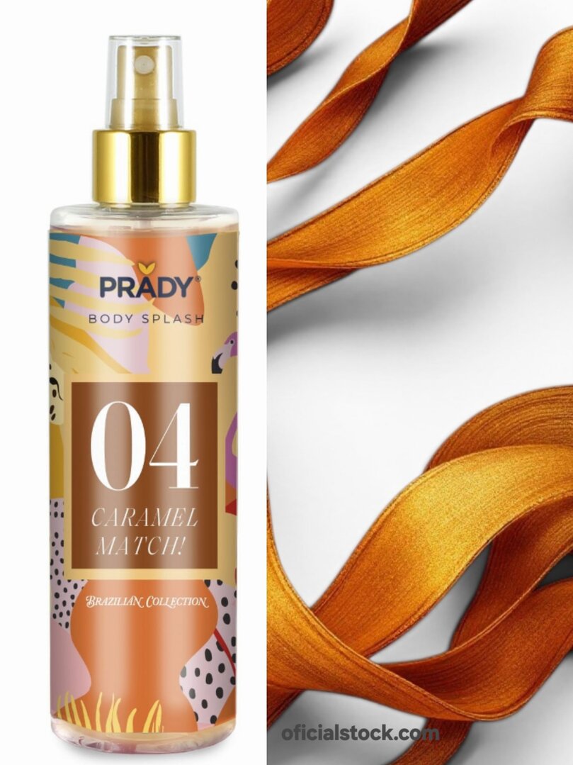 BODY SPLASH CARAMEL MATCH 250ML. PRADY
