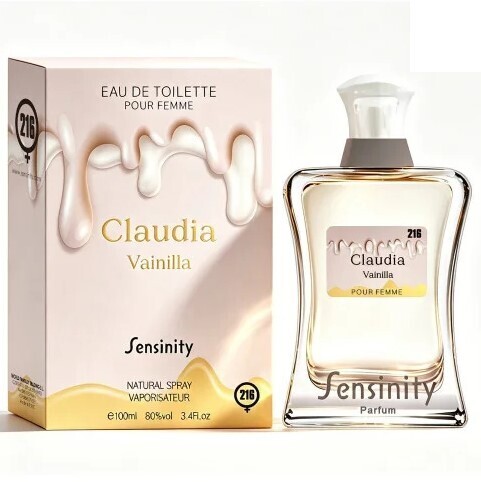 eau de toilette femme 100ml SENSINITY Claudia Vainilla