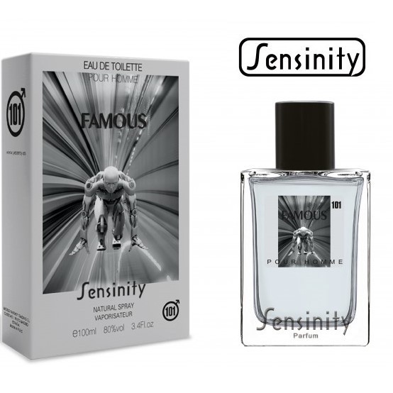 eau de toilette homme 100ml SENSINITY 101- famous