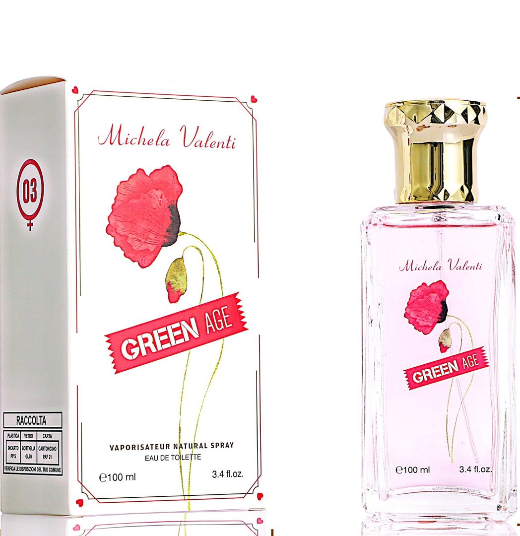 eau de parfum femme MICHELA VALENTI 100ml GREEN AGE