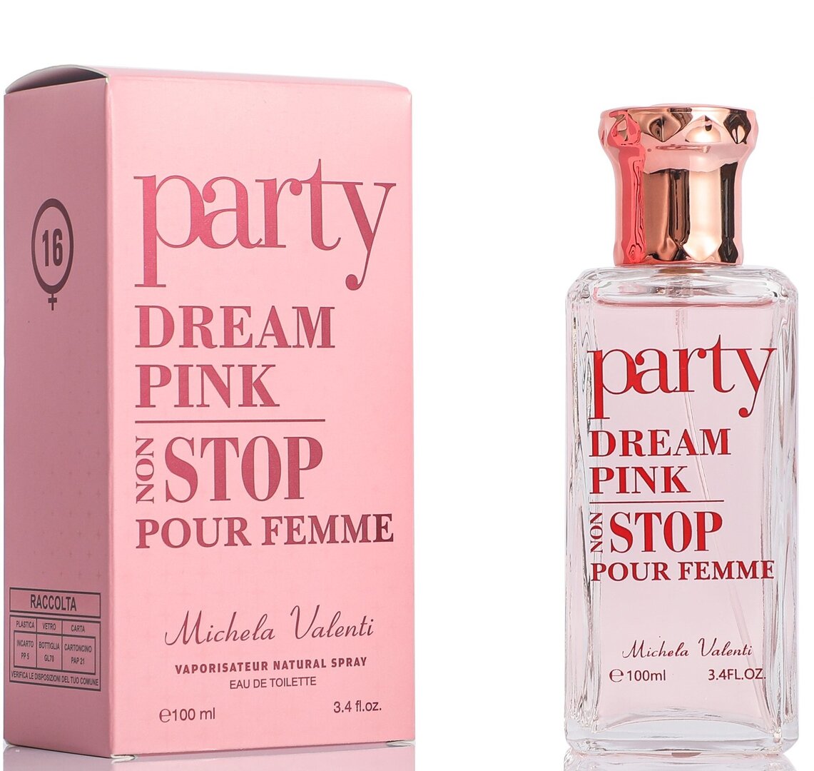 eau de parfum femme MICHELA VALENTI 100ml PARTY DREAM PINK STOP