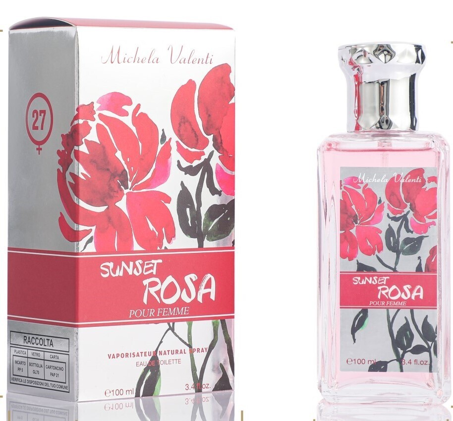 eau de parfum femme MICHELA VALENTI 100ml SUNSET ROSA