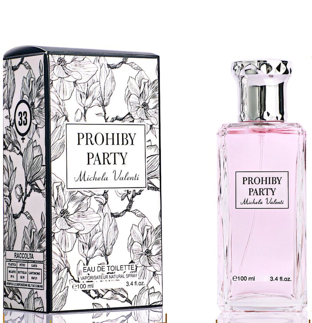 eau de parfum femme MICHELA VALENTI 100ml PROHIBY PARTY
