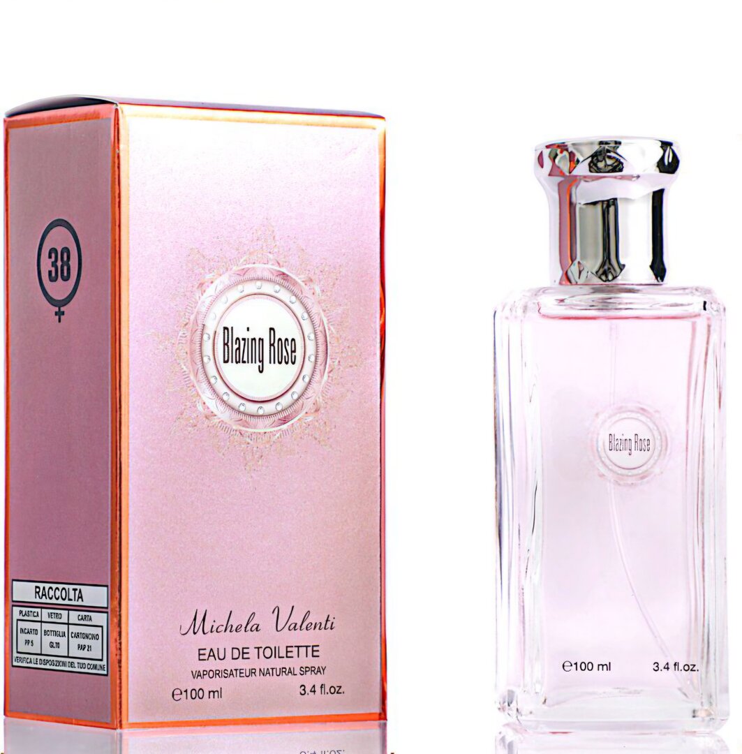 eau de parfum femme MICHELA VALENTI 100ml BLAZING ROSE