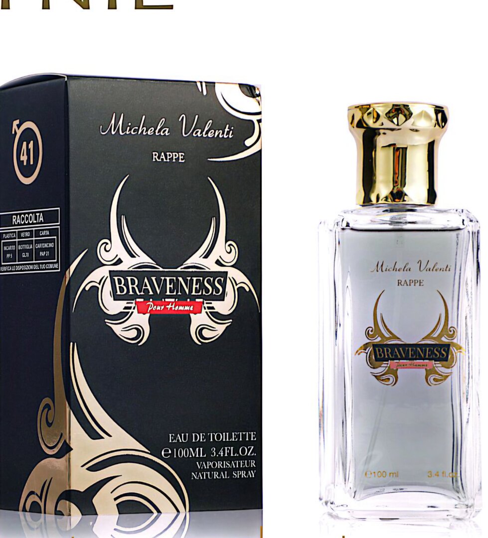 eau de parfum homme MICHELA VALENTI 100ml BRAVENESS
