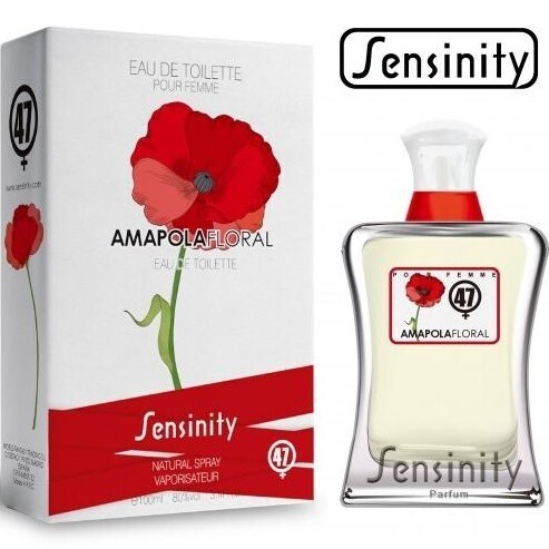 eau de toilette femme 100ml SENSINITY Amapola Floral