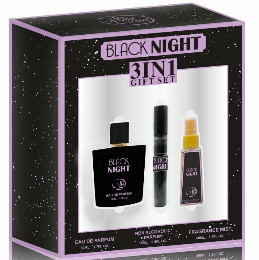 eau de toilette femme 100ml BLUE DREAMS Black Night