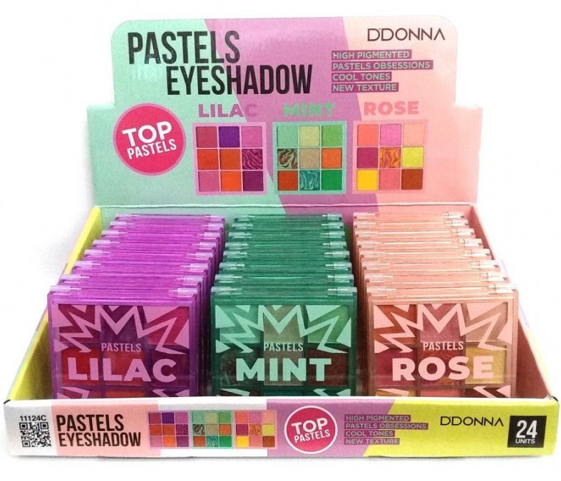 SOMBRA DE OJOS PASTELS (0.99€ UNIDAD) PACK 24 D'DONNA