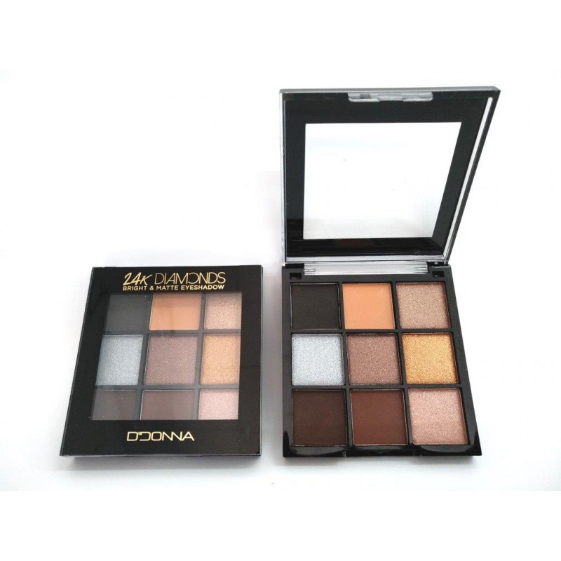 SOMBRA DE OJOS 24K DIAMONDS (0.95€ UNIDAD) PACK 12 D'DONNA