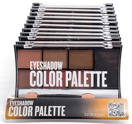 SOMBRA DE OJOS planet marron(UNIDAD 0.87€)pack 12 D'donna