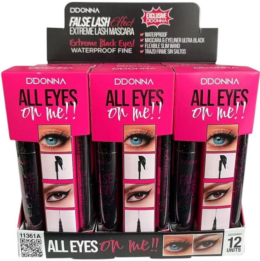 MASCARA DE PESTAÑAS (1,09€‚ UNIDAD)PACK 12 D'DONNA