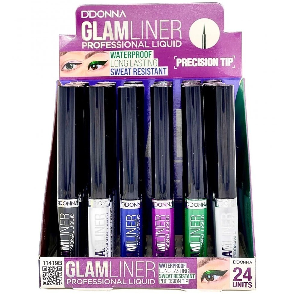 EYELINER LIQUIDO NEGRO(0.59€ UNIDAD) PACK 24 D'DONNA