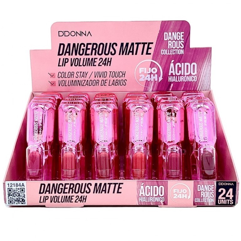 BARRA DE LABIOS(0.99€ UNIDAD) PACK 24 D'DONNA