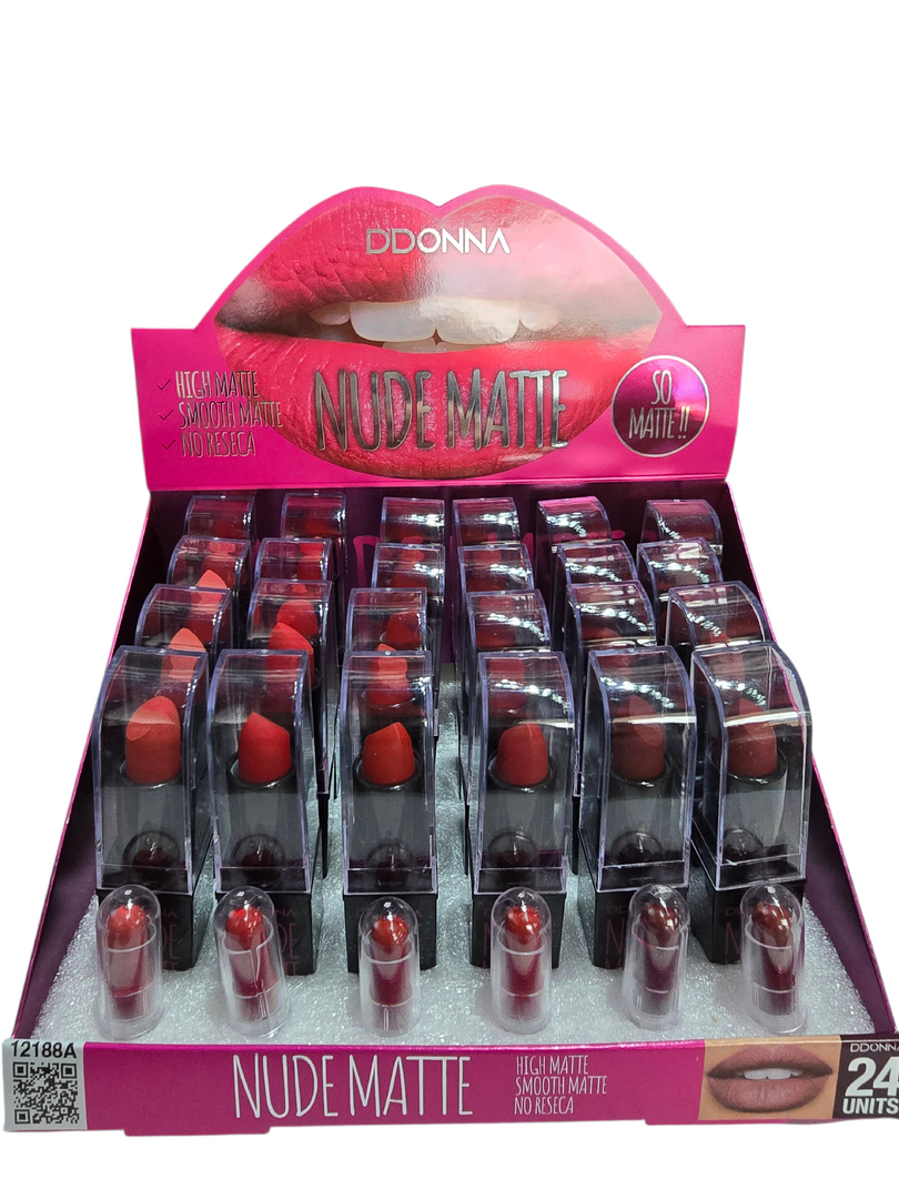 lipstick nude matte (0.55 € UNIDAD) PACK 24 D'DONNA