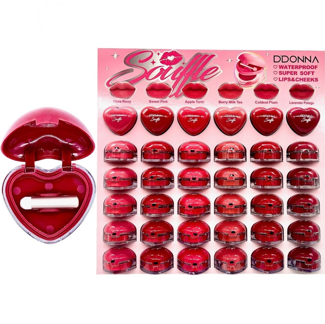 BARRA DE LABIOS(1,09 € UNIDAD) PACK 36 D'DONNA
