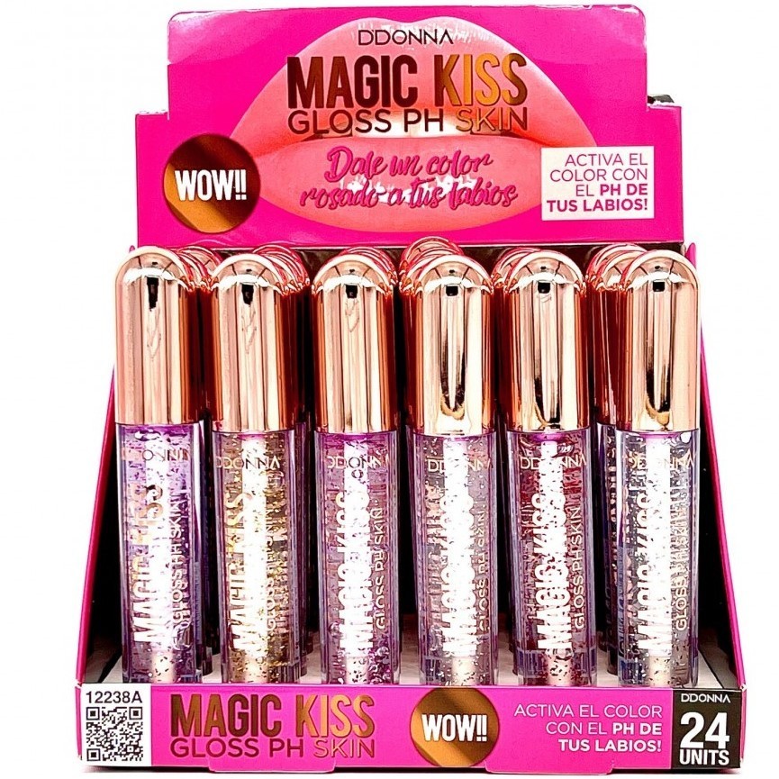 LIPGLOSS MAGIC KISS 24H.(0.69€ UNIDAD) PACK 24 D'DONNA