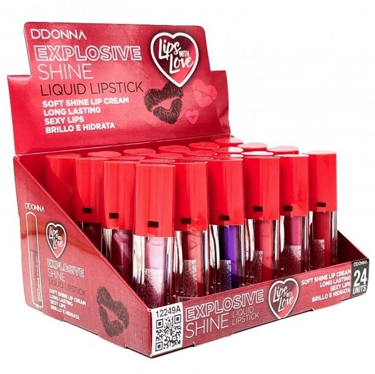 LIPGLOSS LIQUIDO(0.65€ UNIDAD) PACK 24 D'DONNA