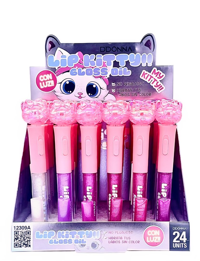 LIP OIL KITTY (0.79€ UNIDAD) PACK 24 D'DONNA