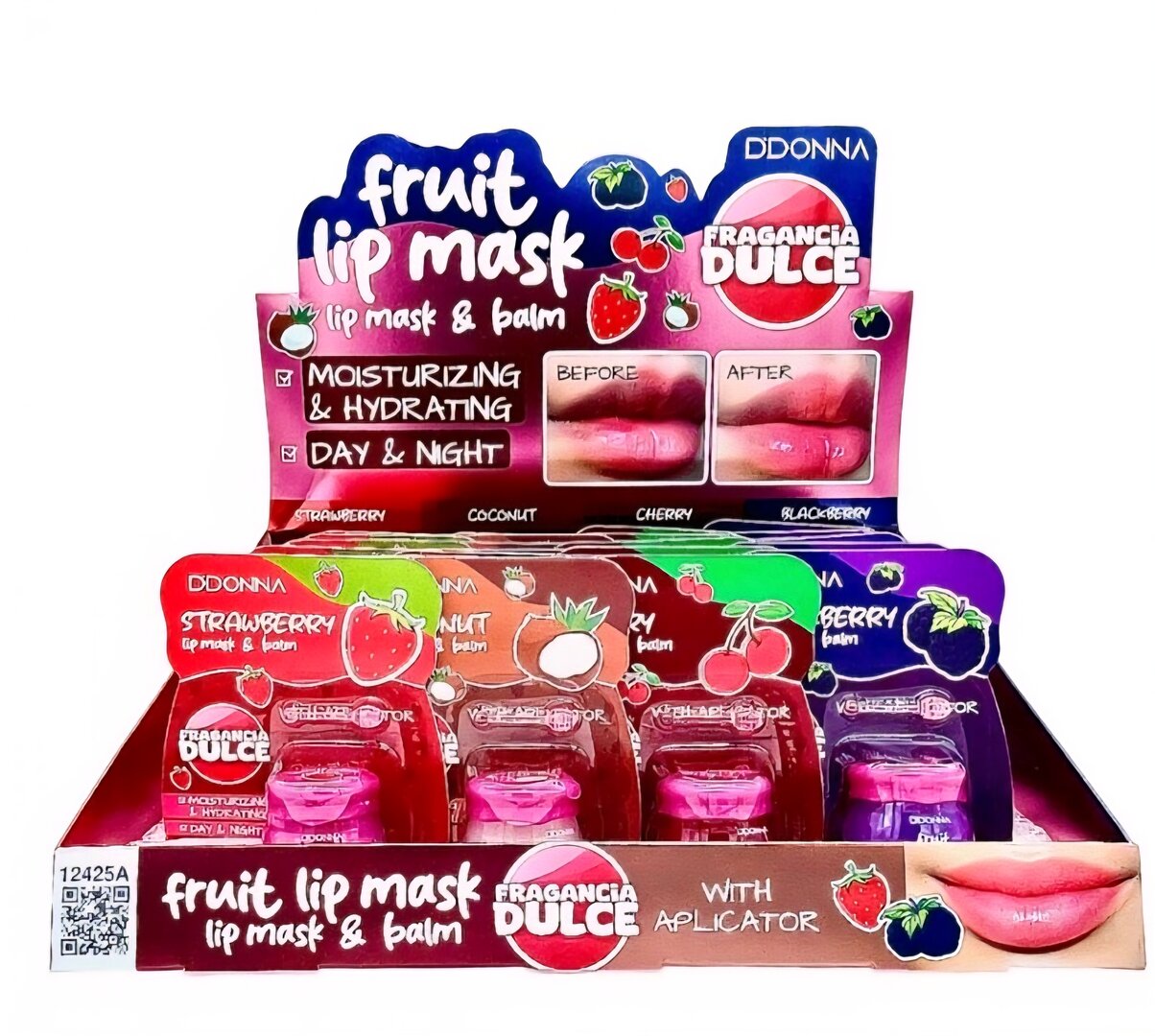 PROTECTOR LABIAL ( 0.69 € UNIDAD)PACK 24 D'DONNA