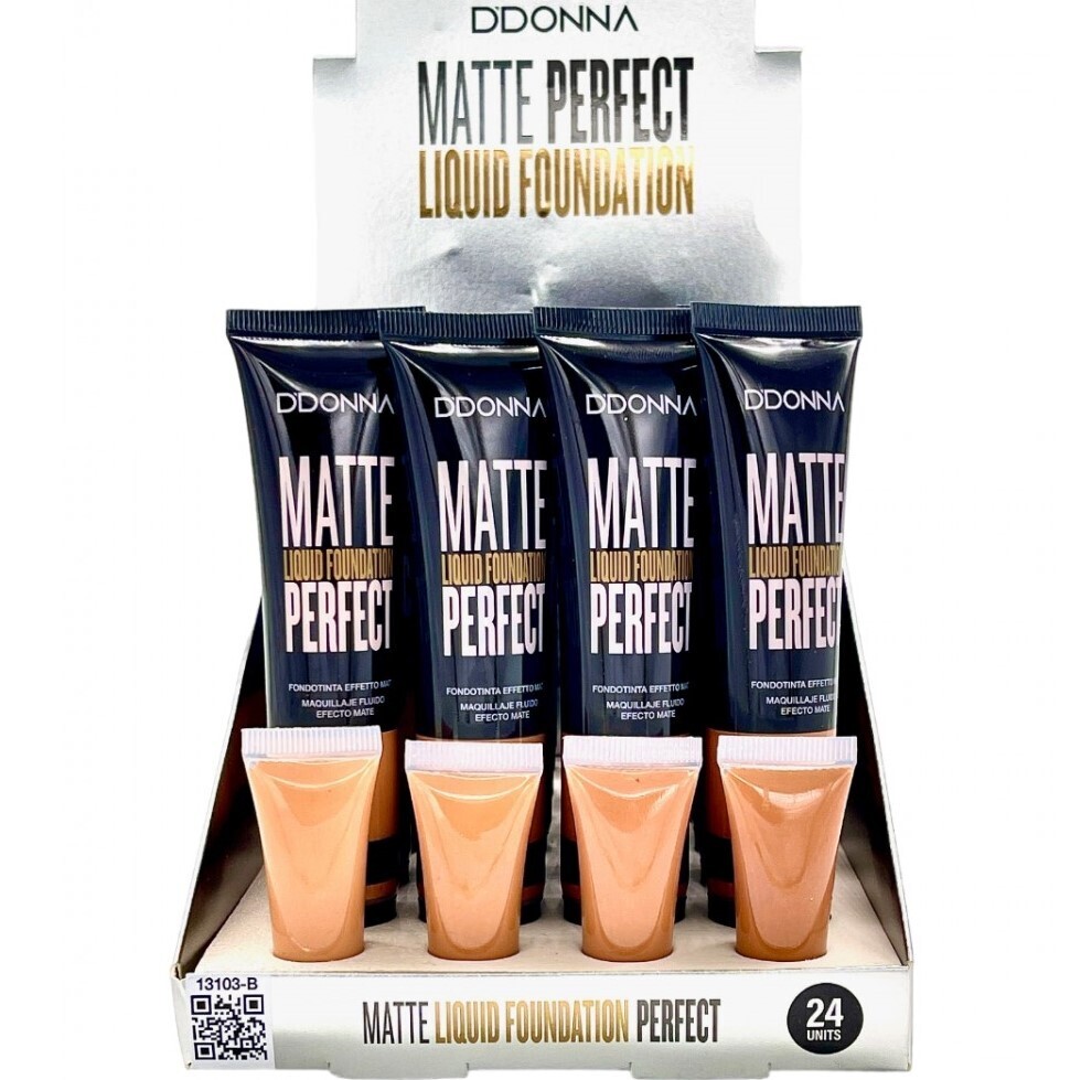 MAQUILLAJE FLUIDO MATTE PERFECT (0.65€ UNIDAD) PACK 24 D'DONNA