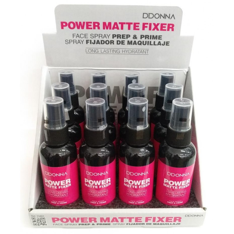 SPRAY FIJADOR DE MAQUILLAJE MATTE 60ML (1.12€ UNIDAD) PACK 12 D'DONNA
