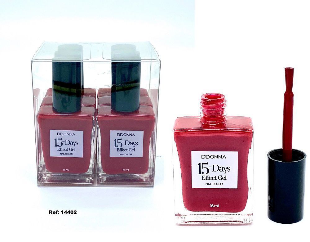 laca de uñas 15 dias efecto gel (0,65 € UNIDAD) PACK 6 D'DONNA