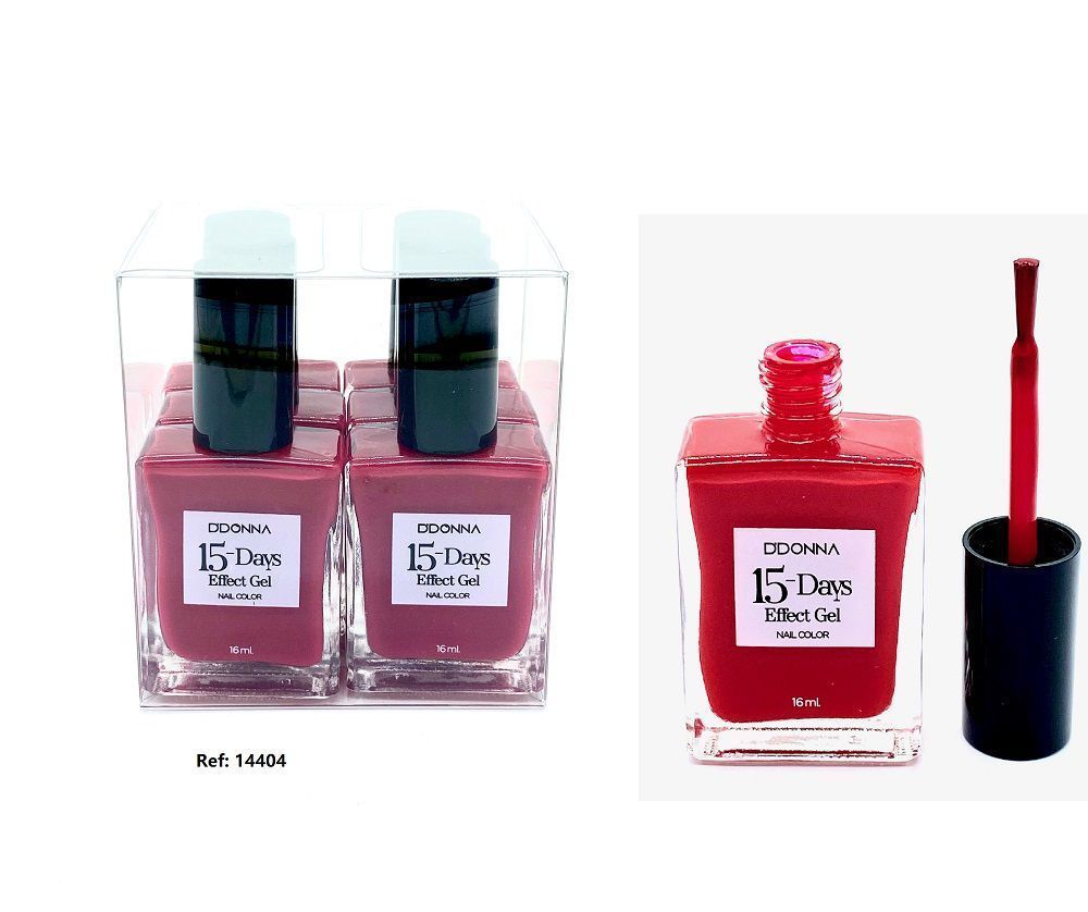 laca de uñas 15 dias efecto gel (0,65 € UNIDAD) PACK 6 D'DONNA