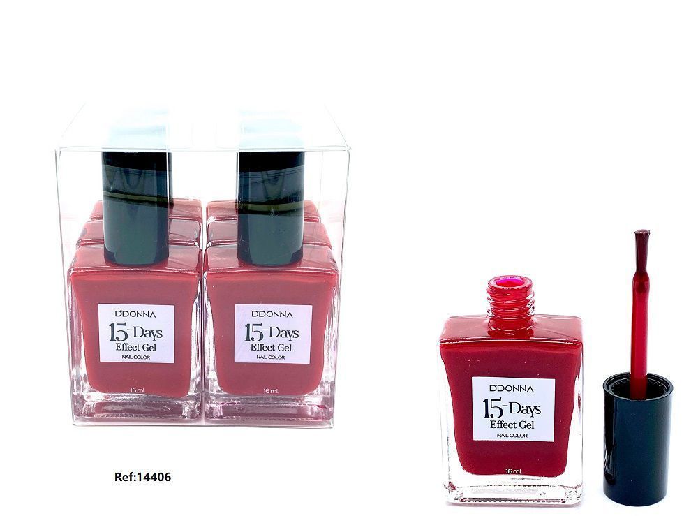 laca de uñas 15 dias efecto gel (0,65 € UNIDAD) PACK 6 D'DONNA