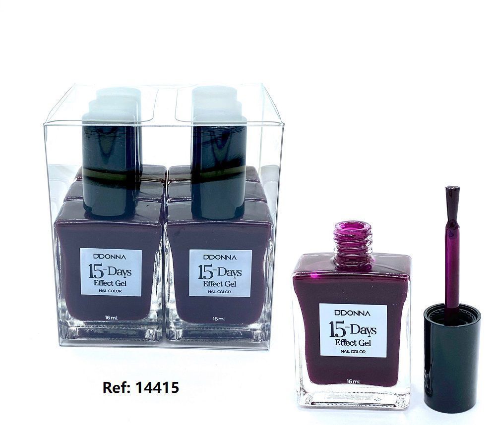 laca de uñas 15 dias efecto gel (0,65 € UNIDAD) PACK 6 D'DONNA