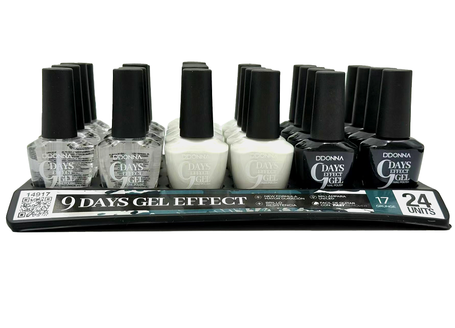 laca de uñas 9 dias efecto gel (0,50€ UNIDAD) PACK 24 D'DONNA