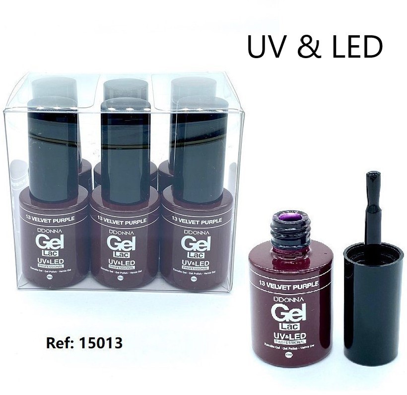 laca de uñas Gel Lac UV Led Professional (0,490 €€ UNIDAD) PACK 6 D'DONNA