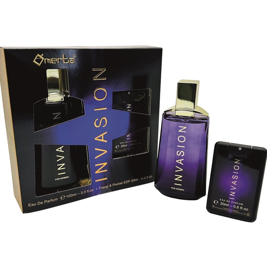 eau de parfum femme 100ml + 20ml OMERTA Invasion